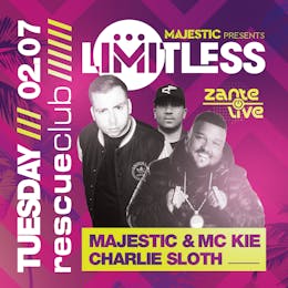 Zante Live - Majestic, MC Kie & Charlie Sloth