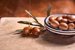Massage with real Argan Oil